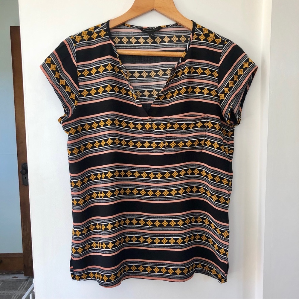 Banana Republic | Geometric Print Top